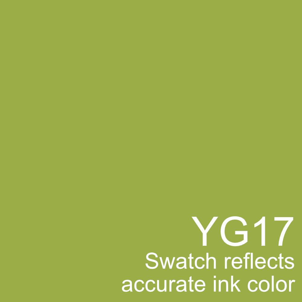 YG17 - Copic Sketch Marker Grass Green — Violeta Ink